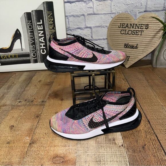 Nike Womens Air Max Flyknit Racer (DM9073-300) - Picture 2 of 10